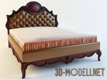3d-модель Двуспальная кровать ANTICO BORGO