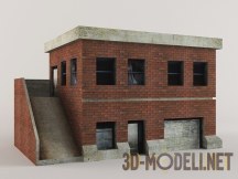 3d-модель House ramp low-poly