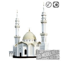 3d-модель Белая мечеть