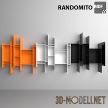 3d-модель Ассиметричная полка Randomito