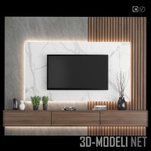 Мебельная стенка TV с подсветкой