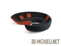 3d-модель Ультра-современный секционный диван Walter Knoll Circle