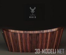 3d-модель Деревянная ванная Khis