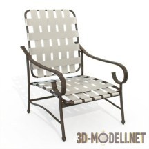3d-модель Легкое плетеное кресло