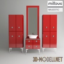 3d-модель Мебель для ванной Milldue Majestic