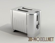 3d-модель Тостер с ребристым гофрированием