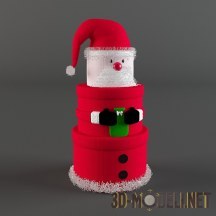 3d-модель Стилизованный Дед Мороз