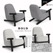 3d-модель Мягкое кресло BOLD