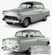 3d-модель Автомобиль Opel Olympia Rekord 1956