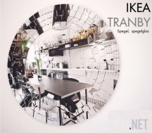 Круглое зеркало Tranby от IKEA