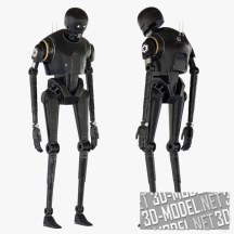3d-модель Робот K-2SO Star Wars Droid