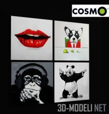 3d-модель Картины COSMO