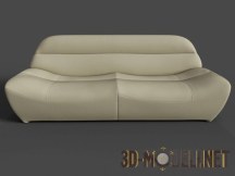 Большой двухместный современный диван