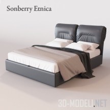 3d-модель Кровать Sonberry Etnica, с вариантами отделки