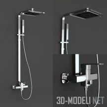 3d-модель Современный душ