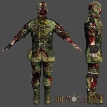 3d-модель Труп солдата из Dead Space 3