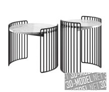 3d-модель Коллекция журнальных столиков Harpe от Bonaldo