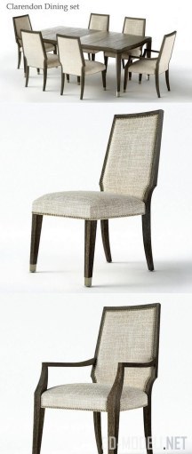Стол и стулья Bernhardt Clarendon