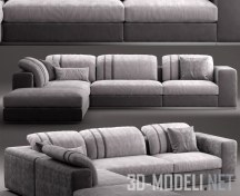 3d-модель Угловой диван Rugiano MIAMI