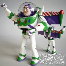 3d-модель Игрушечный Buzz Lightyear