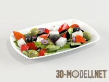 3d-модель Греческий салат