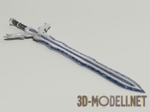3d-модель Хрустальный меч
