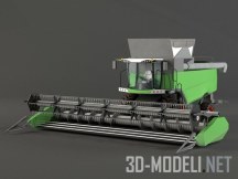 3d-модель Комбайн зерноуборочный