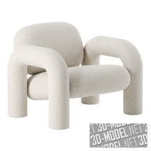 3d-модель Мягкое кресло Bobo от Kingsman Furnitures