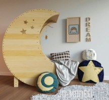 3d-модель Кроватка Moon и декор