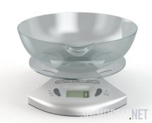 3d-модель Кулинарные весы с чашей