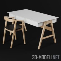 3d-модель Стул John, стол Orient Dg-home