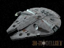 3d-модель Космический корабль Millennium Falcon