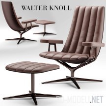 Кресло с подставкой Healey от Walter Knoll