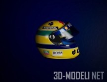 3d-модель Ayrton Senna Helmet