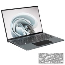 3d-модель Ноутбук Asus Zenbook 14X OLED