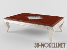 3d-модель Журнальный столик на гнутых ножках