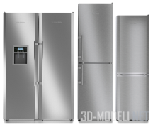 3d-модель Три холодильника от Liebherr