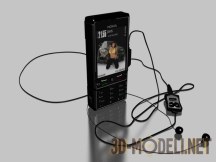 3d-модель Сотовый телефон Nokia 3250