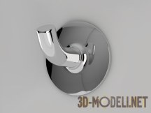 3d-модель Серебристый металлический крючок