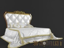 3d-модель Белая кровать от AR Arredamenti – 470 Grand Royal
