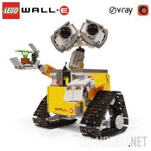 3d-модель Робот LEGO Wall-E №21303