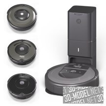 3d-модель Роботы-пылесосы Roomba от iRobots