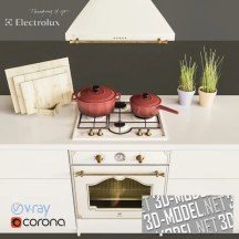 3d-модель Кухонный набор Rococo от Electrolux