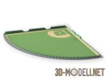 3d-модель Площадка для бейсбола