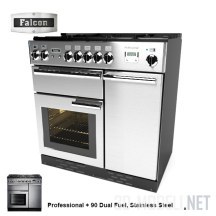 3d-модель Кухонная плита Falcon Professional + 90
