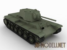 3d-модель Танк КВ-1
