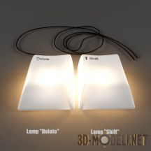 Настольная лампа Delete Key LED