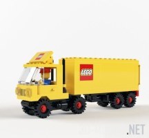 3d-модель Тракторный прицеп Lego 6692