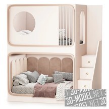 3d-модель Детская кровать Puffino MX