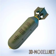3d-модель Авиационная бомба